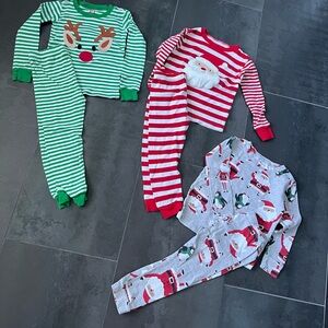 Seasonal Kids Pajama Sets (4)+ Christmas T-shirt, Size 3T